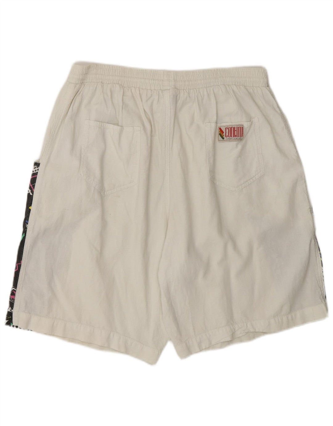 Pantaloncini sportivi vintage da uomo XL color bianco bianco
