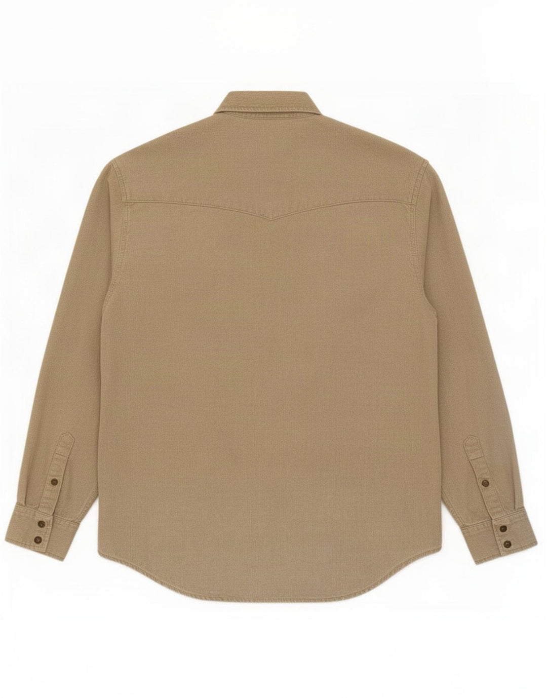 Camicia da uomo in velluto a coste Lee, cotone beige medio