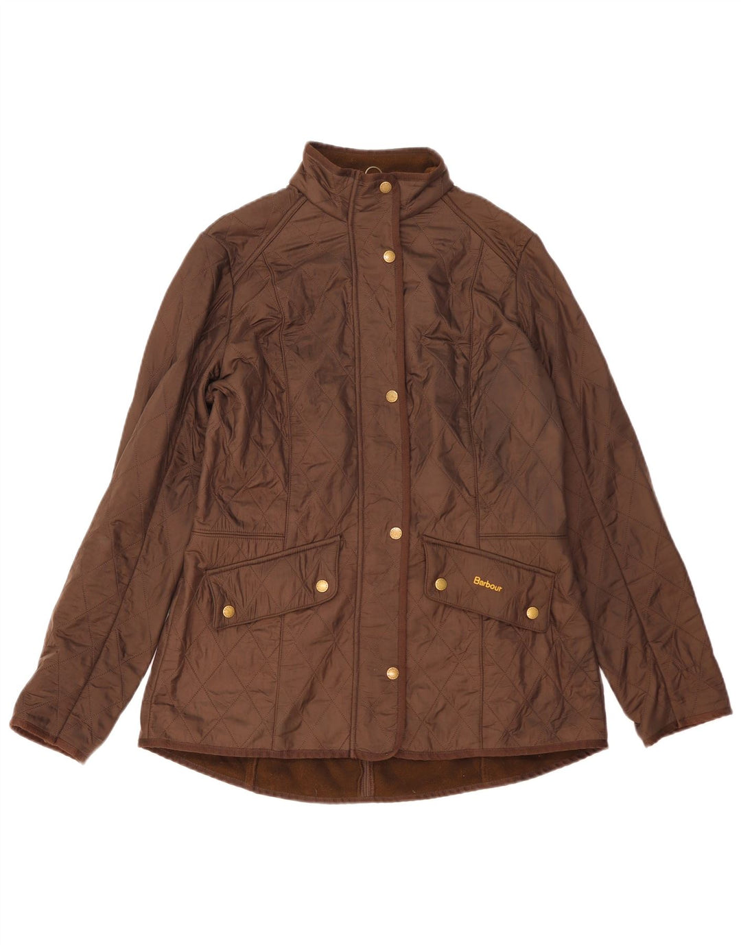 Barbour Womens Quilted Jacket UK 16 Large Brown