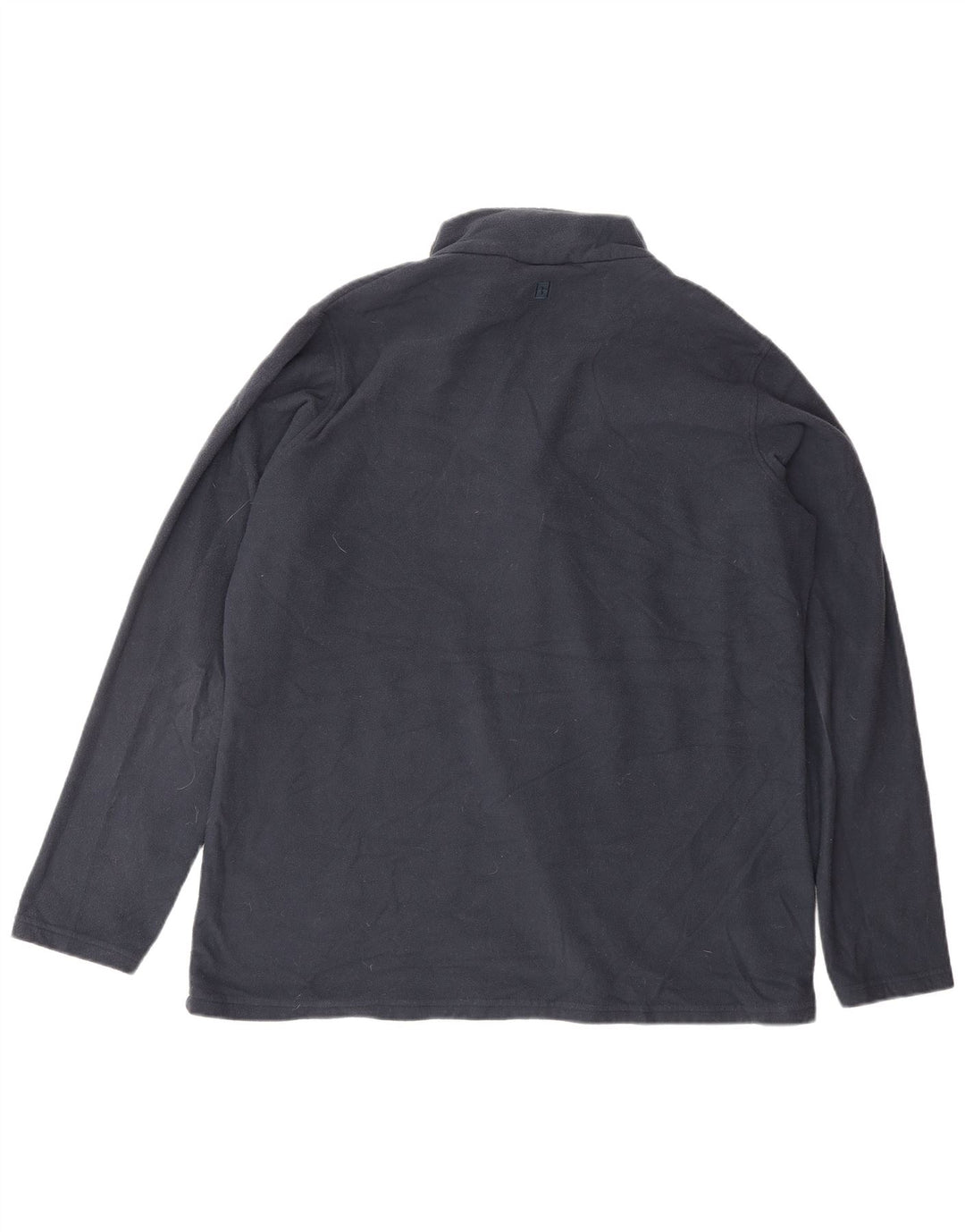 MOUNTAIN WAREHOUSE Maglione in pile da uomo con zip e collo XL in poliestere blu navy
