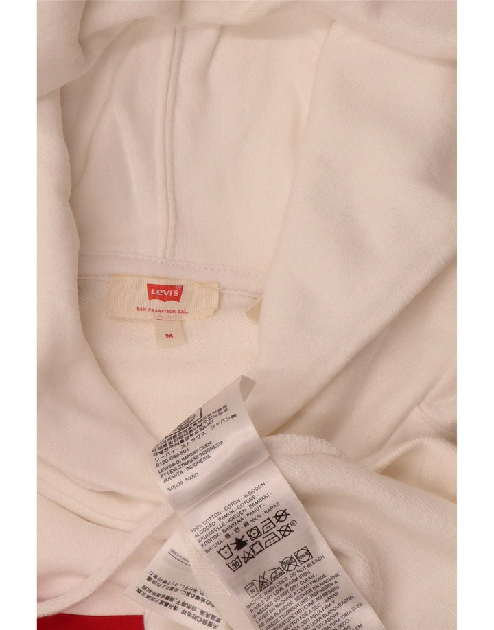 Maglione con cappuccio grafico da uomo Levi's in cotone bianco medio