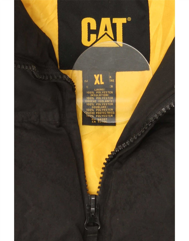 Gilet imbottito da uomo Caterpillar UK 42 XL poliestere nero