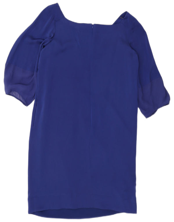 Abito a trapezio da donna con maniche a 3/4 Armani Collezioni IT 44 Blu medio