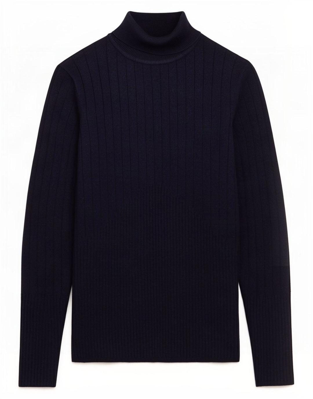 Maglione maglione a collo alto da donna Marks & Spencer UK 8 piccolo blu navy