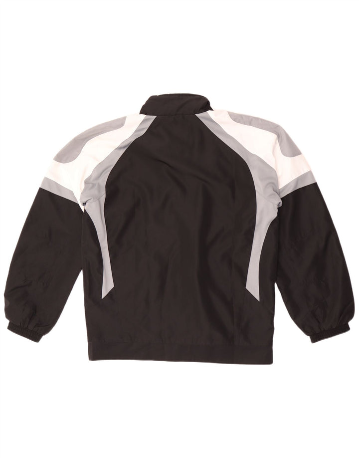 Giacca da tuta da uomo Erima UK 38/40 Poliestere color block medio nero