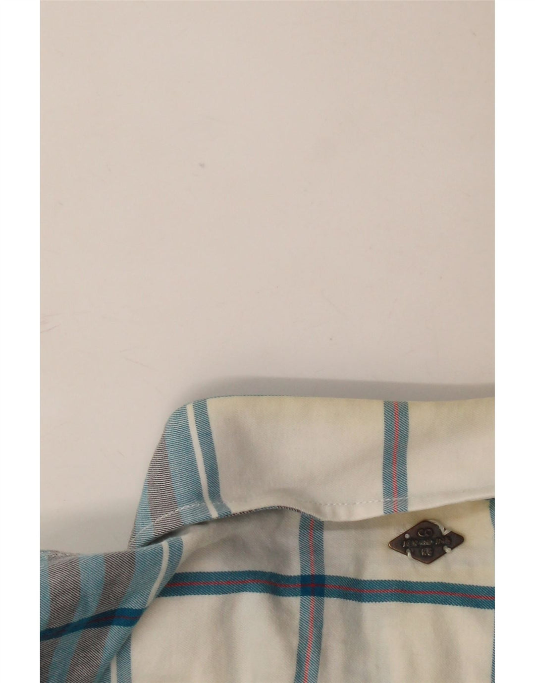 Camicia da uomo Jack & Jones in cotone a quadri grandi blu