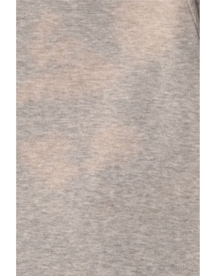Felpa grafica da uomo KAPPA maglione grande in cotone grigio