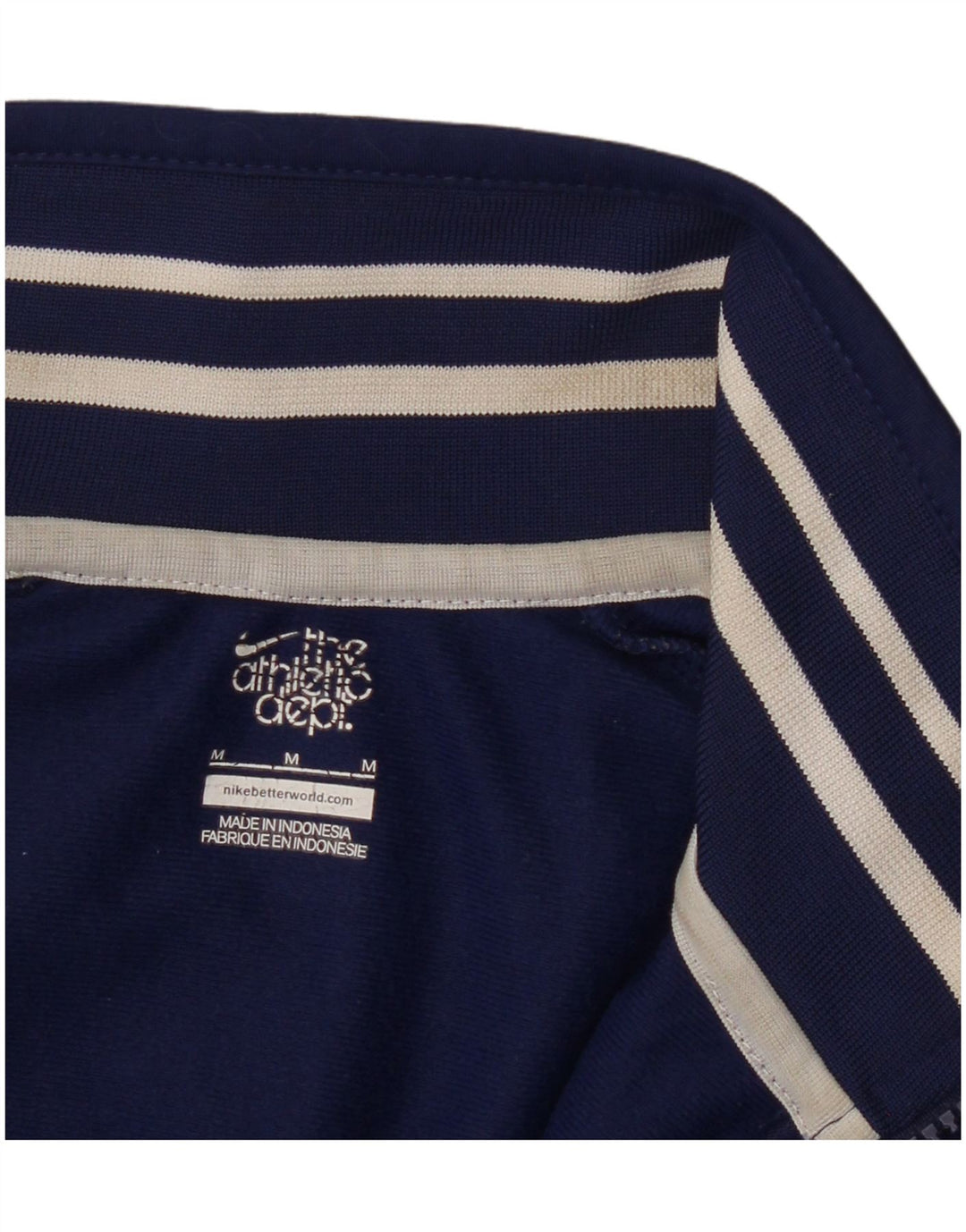 Giacca da ginnastica grafica da donna Nike UK 12 medio blu navy