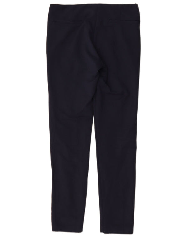Pantaloni casual slim da donna Zara XS W24 L27 Blu navy