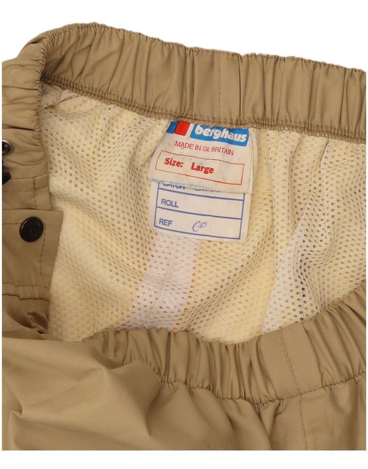 Pantaloni da tuta da uomo BERGHAUS grandi in poliestere beige
