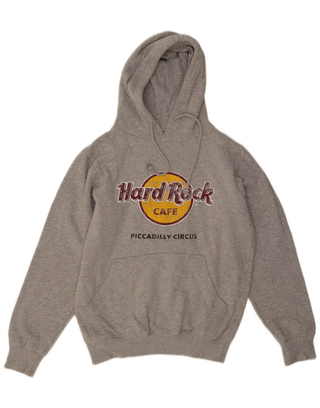 Maglione con cappuccio Piccabilly Circus da uomo Hard Rock Cafe grigio medio chiazzato