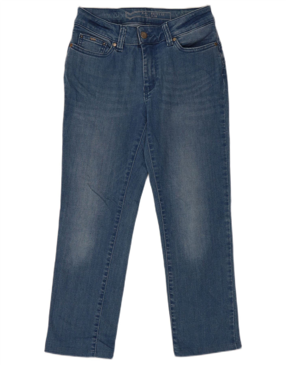 Jeans slim corti Britty da donna Gas W25 L23 cotone blu