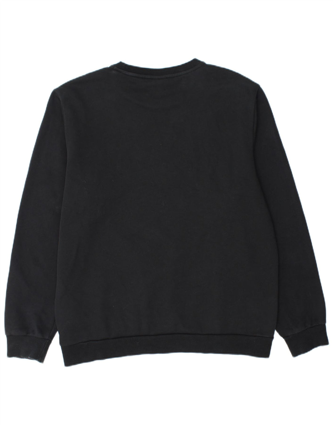 Felpa grafica da uomo Puma Maglione grande in cotone nero