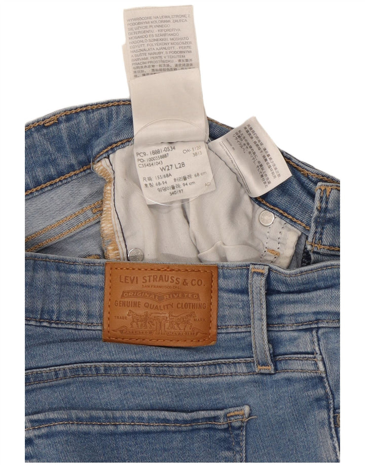 Jeans Levi's 711 Skinny da donna W27 L28 Lyocell blu
