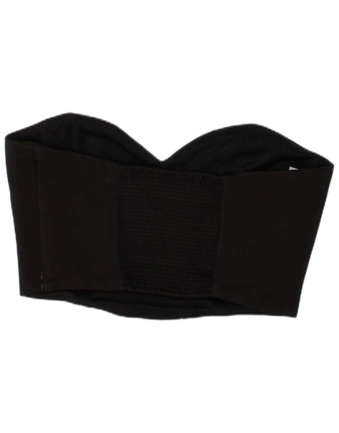 Top corto a corsetto Zara da donna, poliestere nero medio