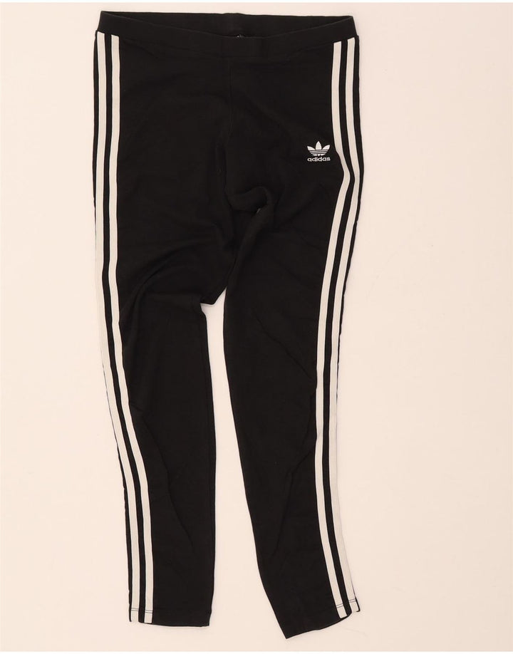 Leggings da donna ADIDAS UK 10 piccoli in cotone nero
