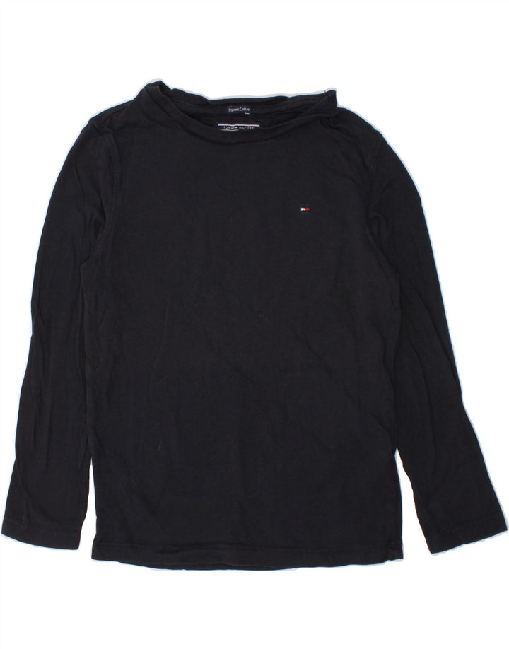 TOMMY HILFIGER Boys Top Long Sleeve 5-6 Years Navy Blue Cotton Vintage Tommy Hilfiger and Second-Hand Tommy Hilfiger from Messina Hembry 