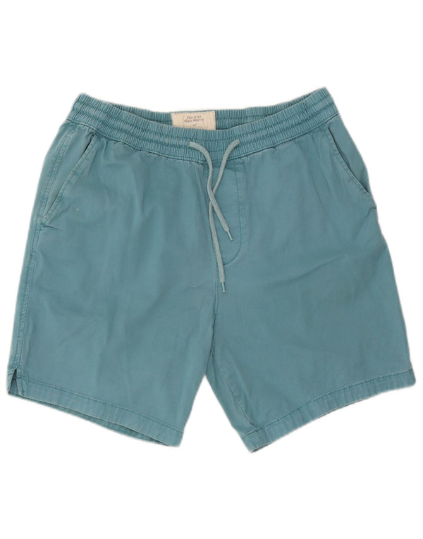 Pantaloncini chino da uomo Hollister Large W34 in cotone blu