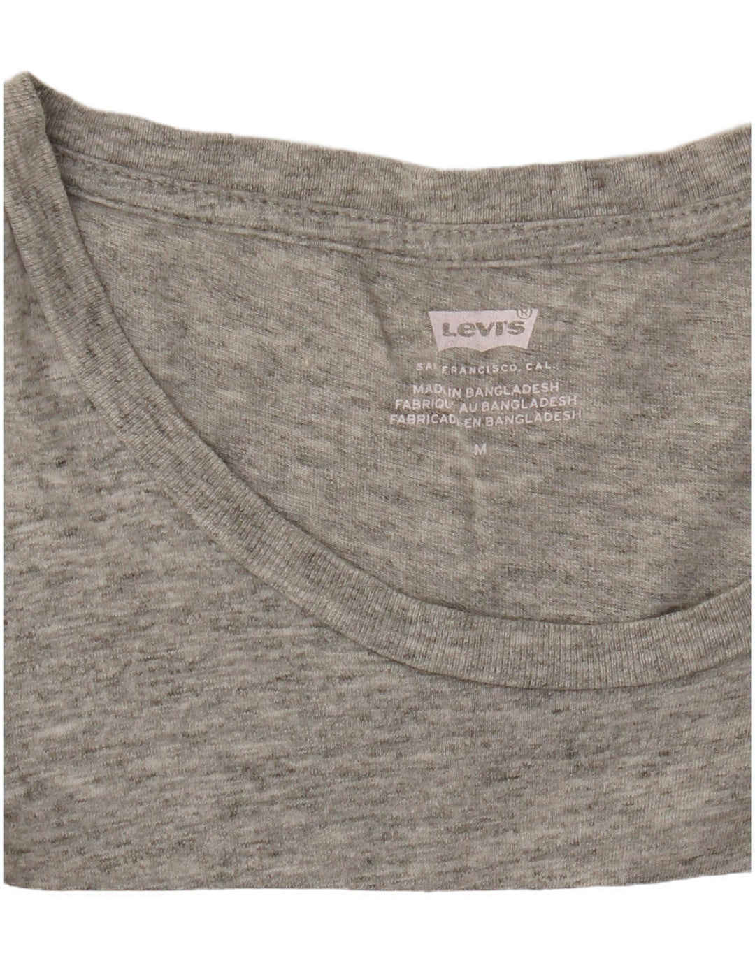 T-shirt grafica da donna LEVI'S UK 12 Grigio medio chiazzato