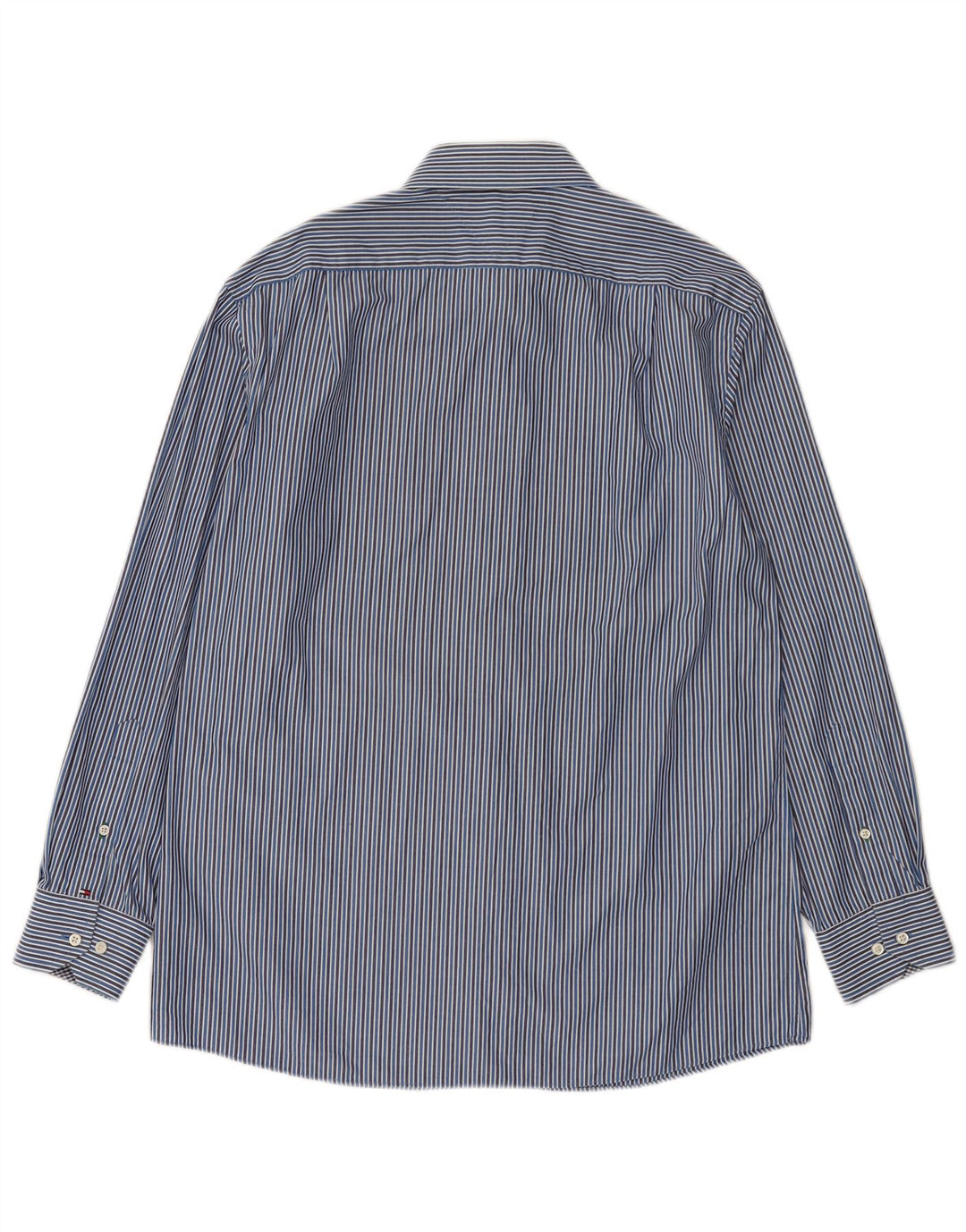 Camicia da uomo Tommy Hilfiger taglia 16 grande gessato blu