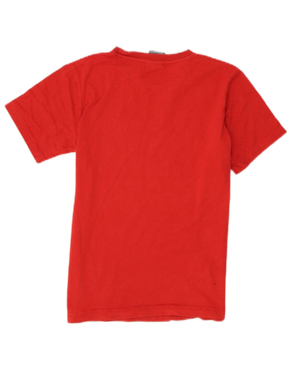 T-shirt grafica Champion da bambino, 11-12 anni, grande, in cotone rosso