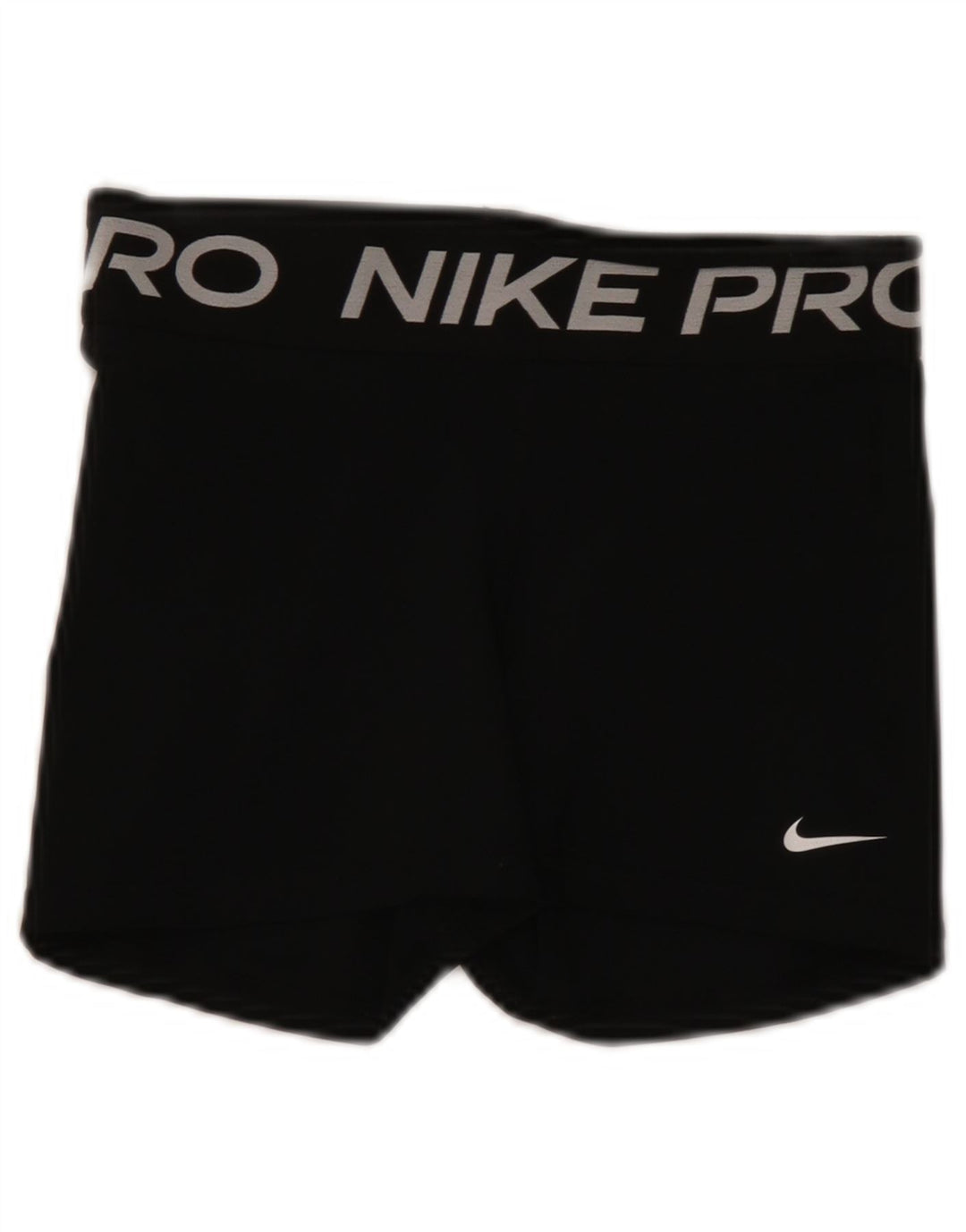 Pantaloncini sportivi Nike Dri Fit Graphic da donna UK 8 piccoli poliestere nero