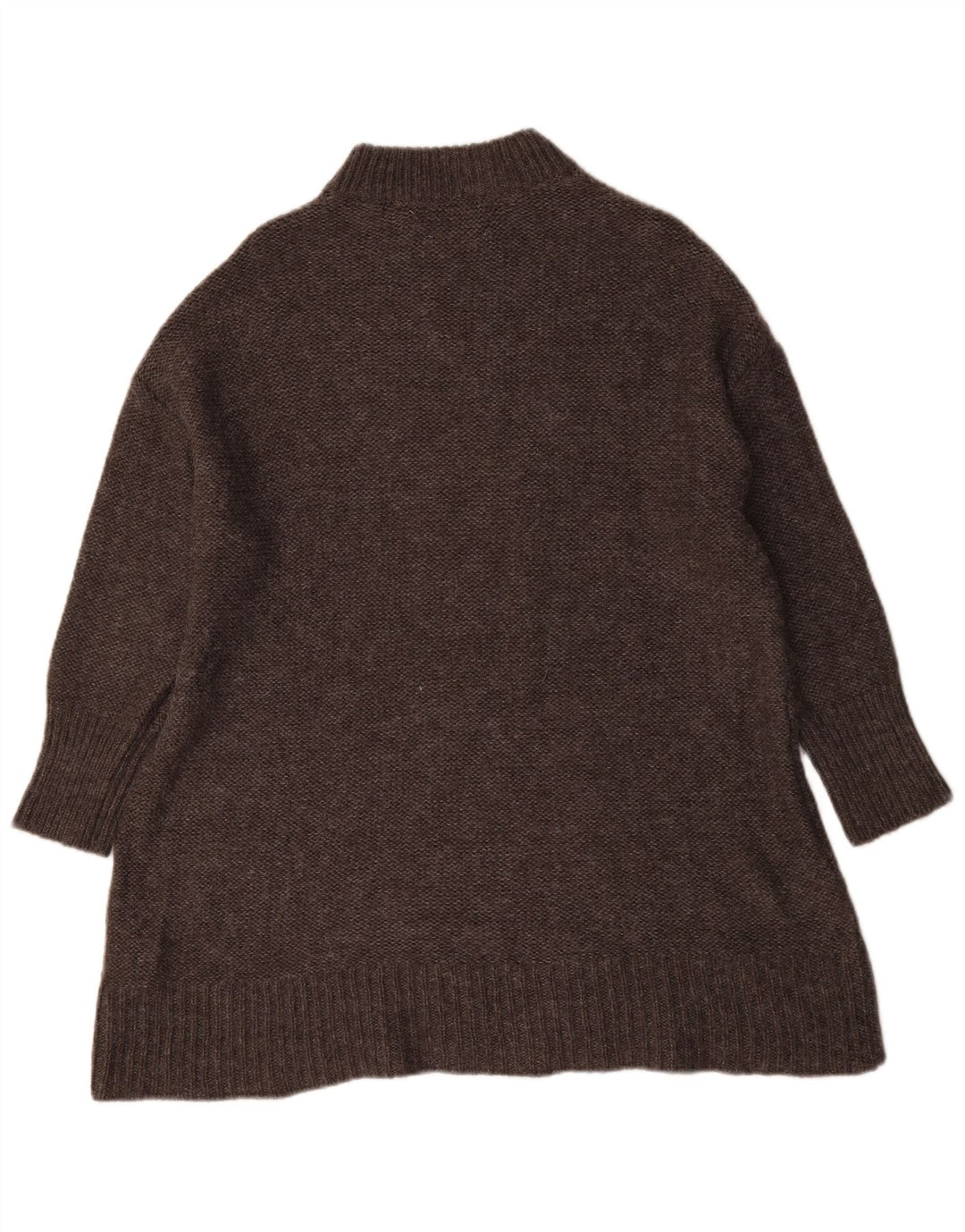 Maglione a collo alto con grafica oversize da donna Zara UK 6 XS Grigio