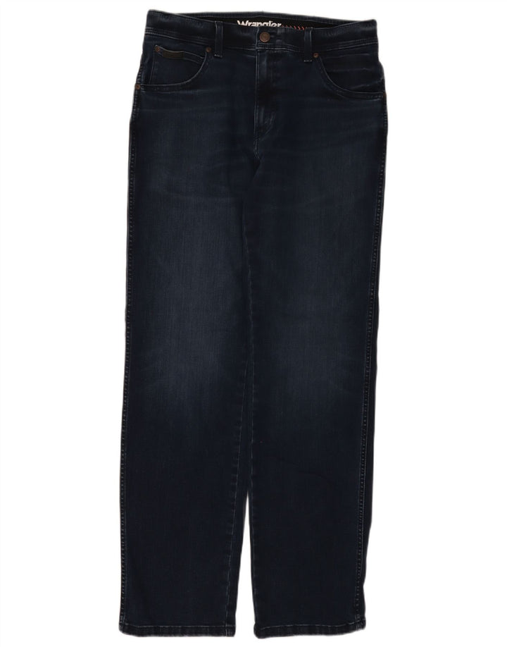 Jeans dritti da uomo Wrangler Texas W32 L32 cotone blu navy