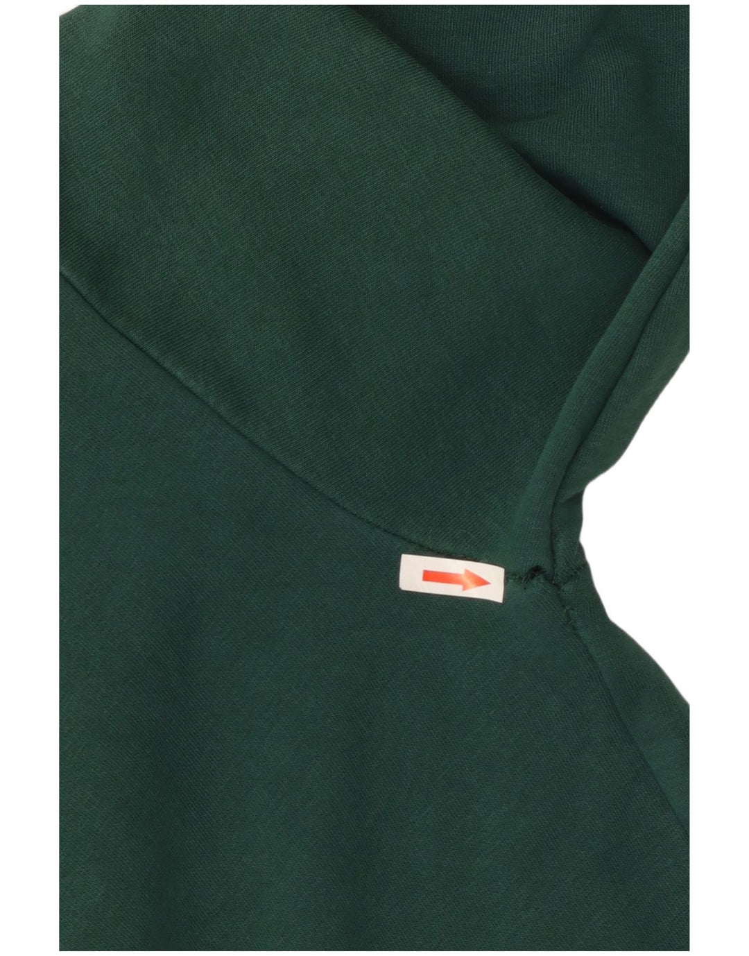 Maglione con cappuccio da uomo Zara in cotone verde medio
