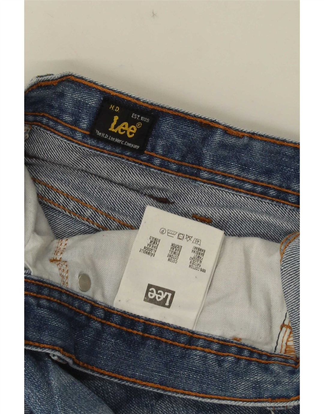 Jeans dritti da uomo Lee Brooklyn W36 L31 cotone blu