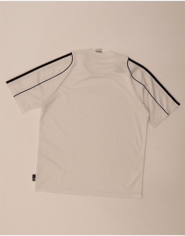 Maglietta ADIDAS Climalite da uomo, colore bianco medio