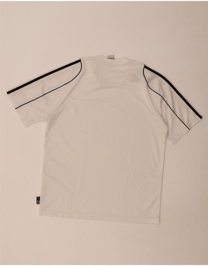 Maglietta ADIDAS Climalite da uomo, colore bianco medio