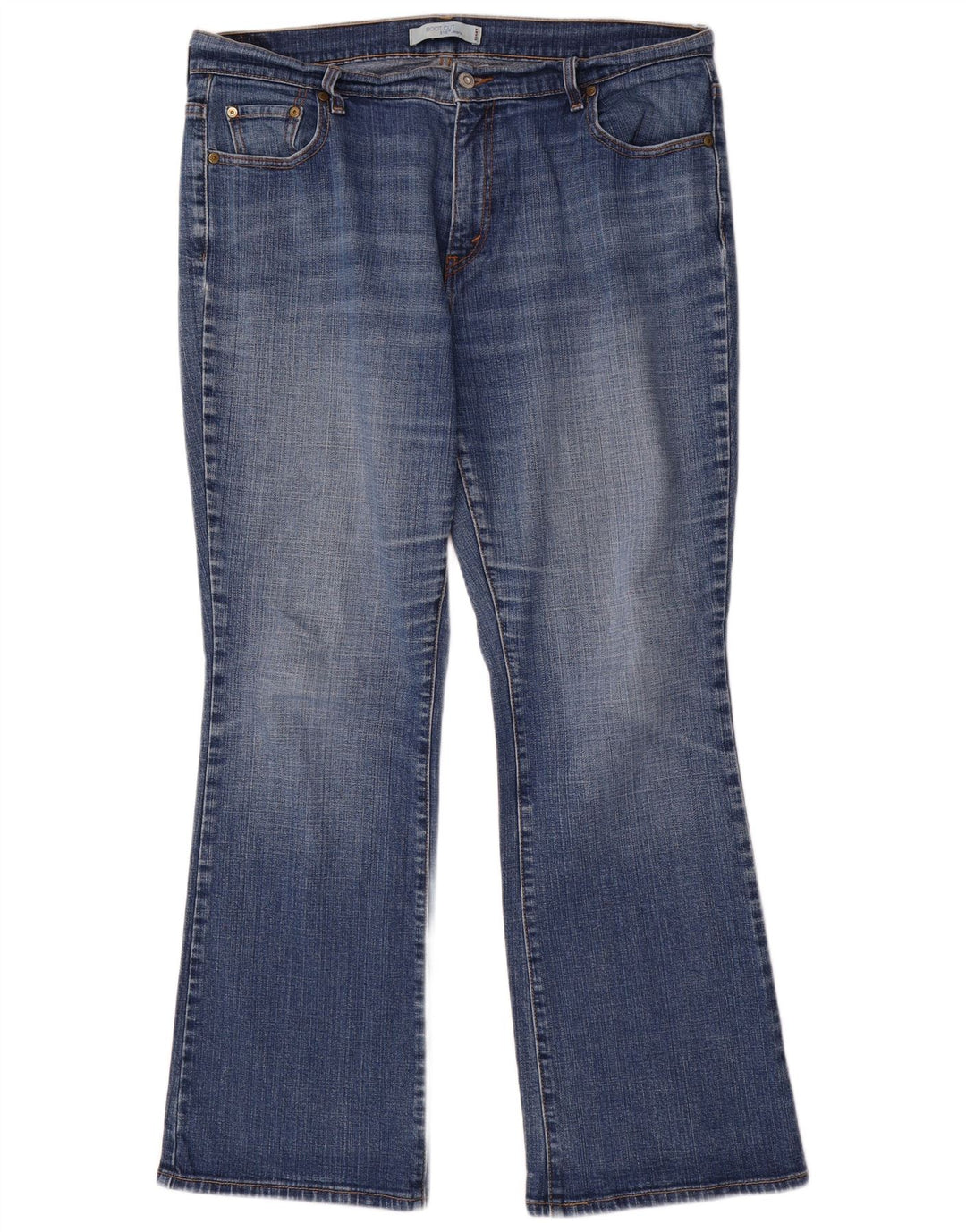 LEVI'S Jeans 515 Bootcut da Donna US 16 2XL W36 L31 Cotone Blu