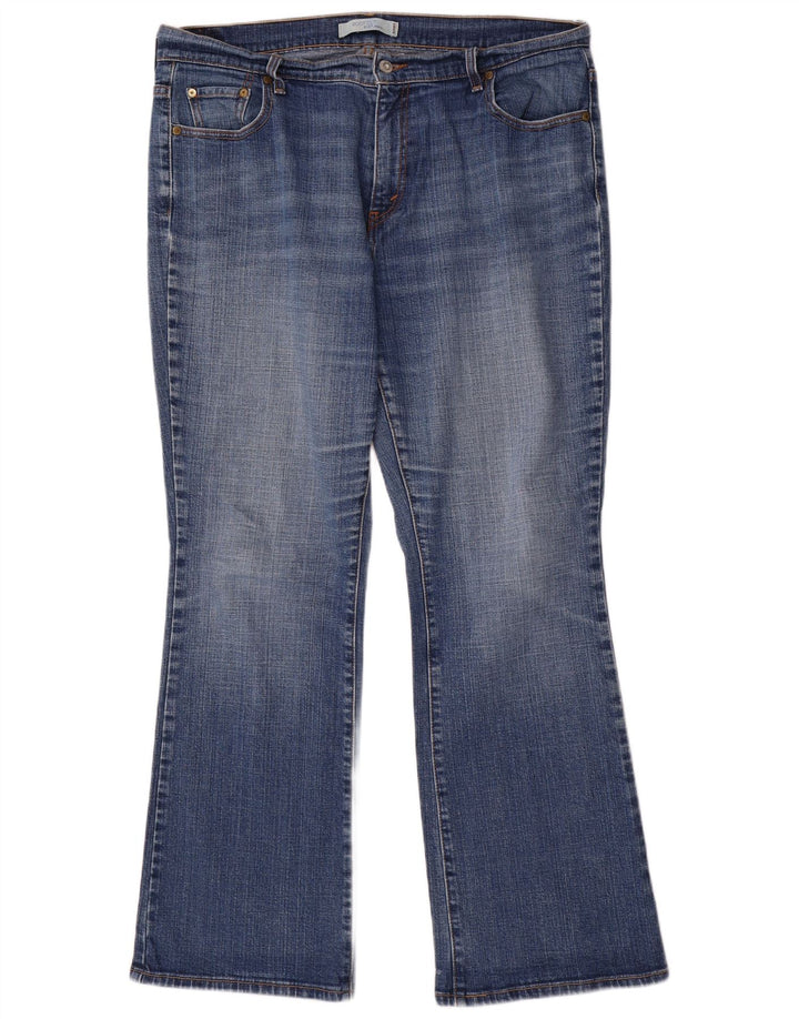 LEVI'S Jeans 515 Bootcut da Donna US 16 2XL W36 L31 Cotone Blu