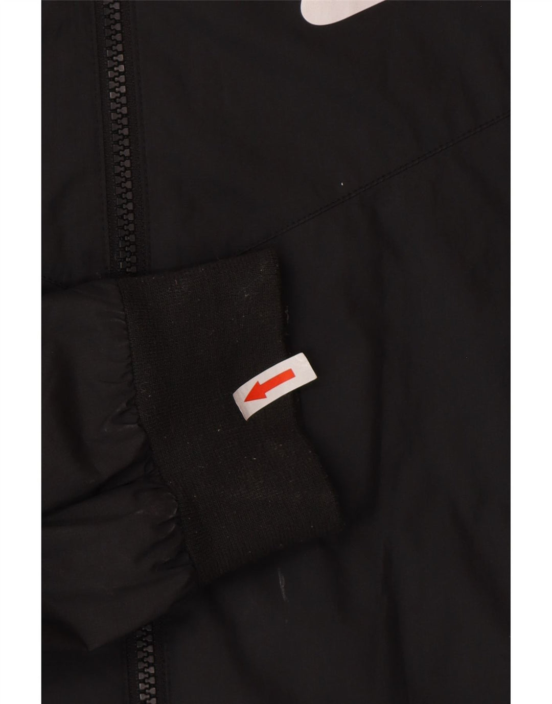 Giacca antipioggia con cappuccio da uomo Nike UK 36 Small Nero Poliestere