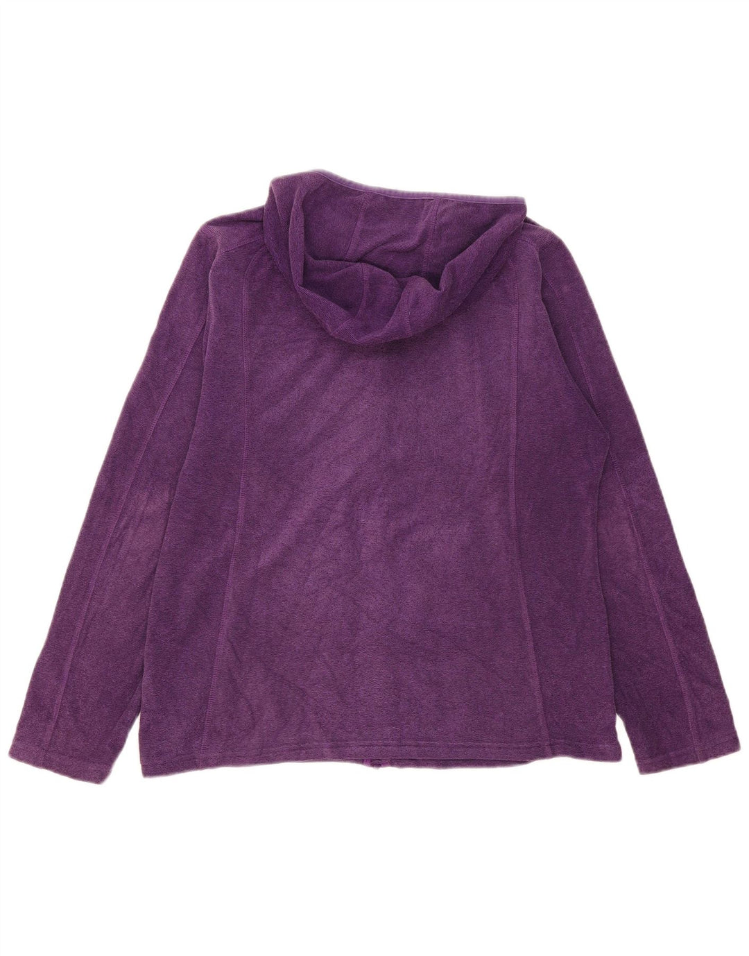 Felpa con cappuccio e zip da donna Mountain Warehouse UK 16 Large Viola Poliestere