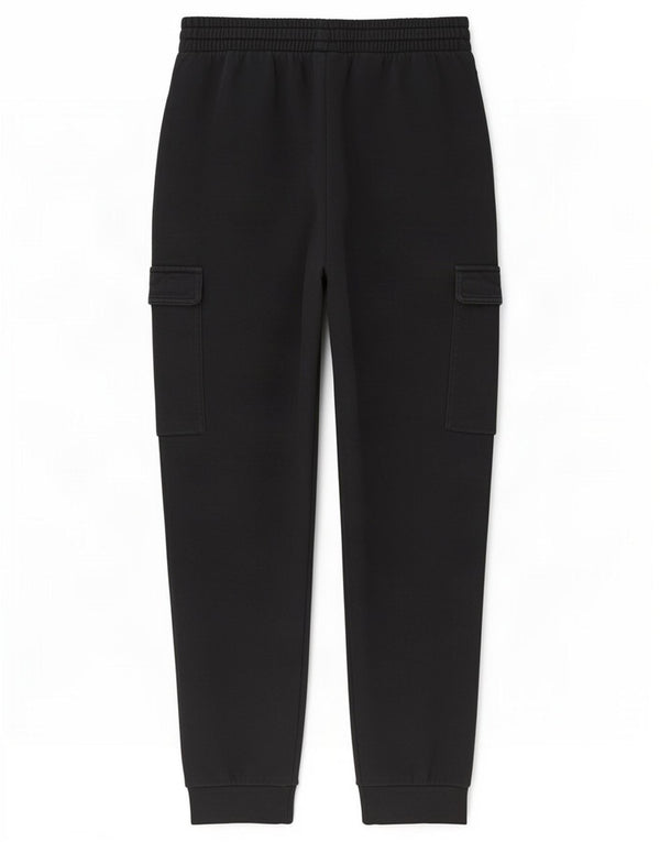 Pantaloni da tuta da uomo Adidas Cargo Joggers grandi in cotone nero