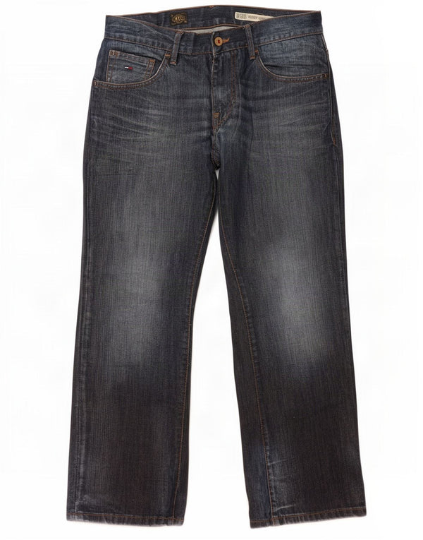 Jeans dritti da uomo Tommy Hilfiger Woody Comfort W32 L30 cotone blu navy