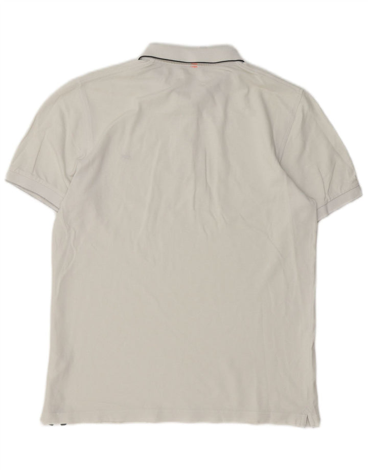 Polo da uomo Sun68 in cotone bianco medio