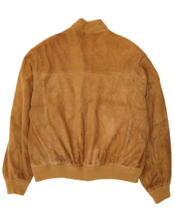 FORESTER Giubbotto bomber in pelle scamosciata da uomo IT 52 XL Pelle marrone