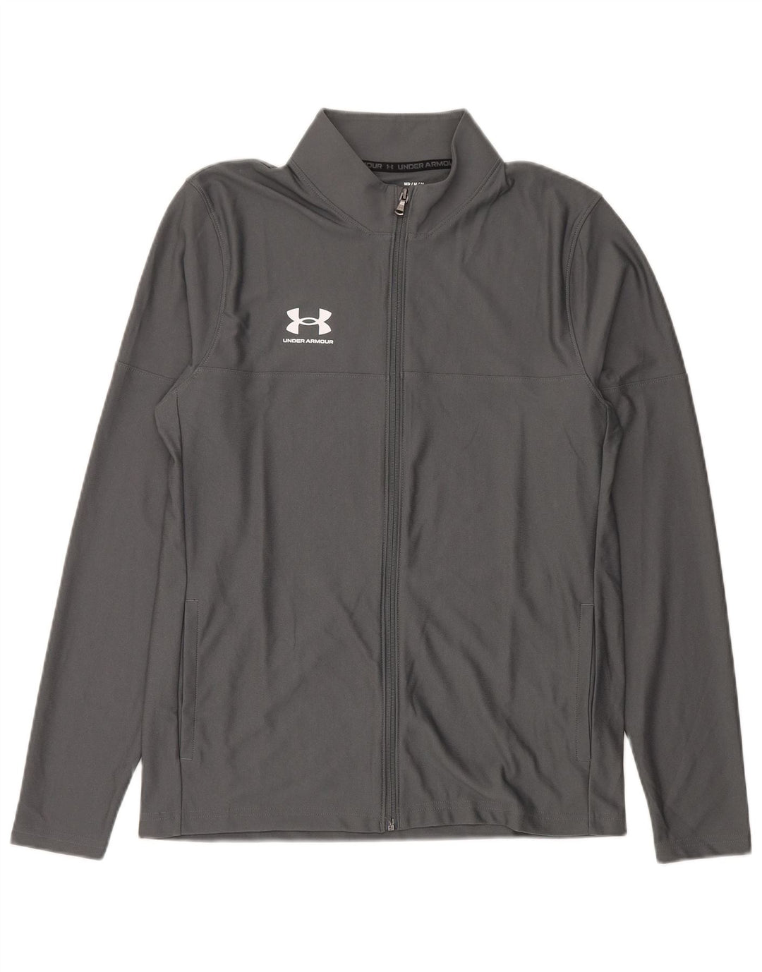 Giacca da ginnastica da uomo Under Armour in poliestere grigio medio