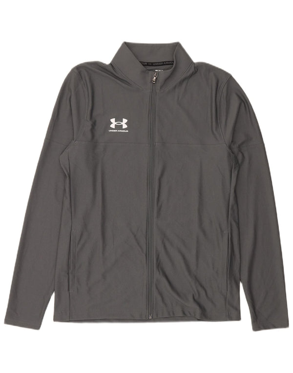 Under Armour Mens Tracksuit Top Jacket Medium Grey Polyester