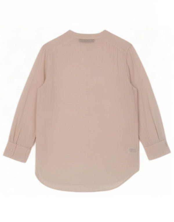 Zara Womens Oversized Shirt UK 6 XS White Linen
