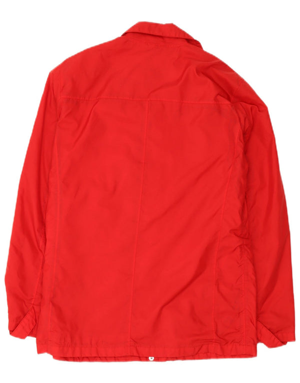 Giacca a vento da donna Armani Jeans UK 12 rosso medio in poliammide