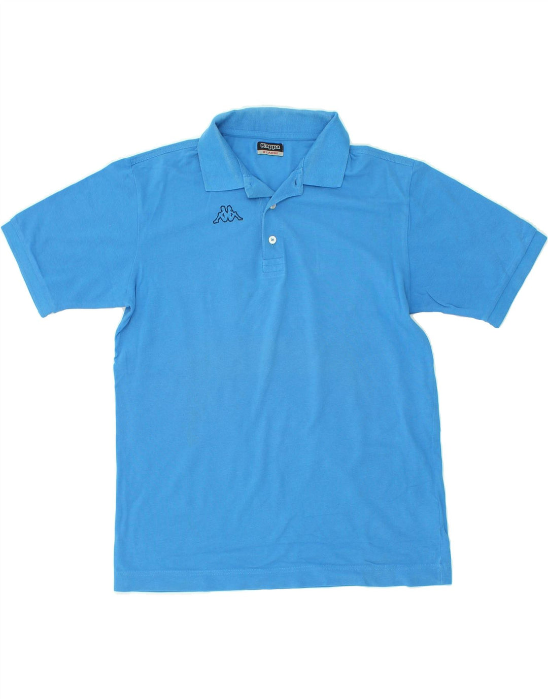 KAPPA Mens Polo Shirt XL Blue Cotton Vintage Kappa and Second-Hand Kappa from Messina Hembry 