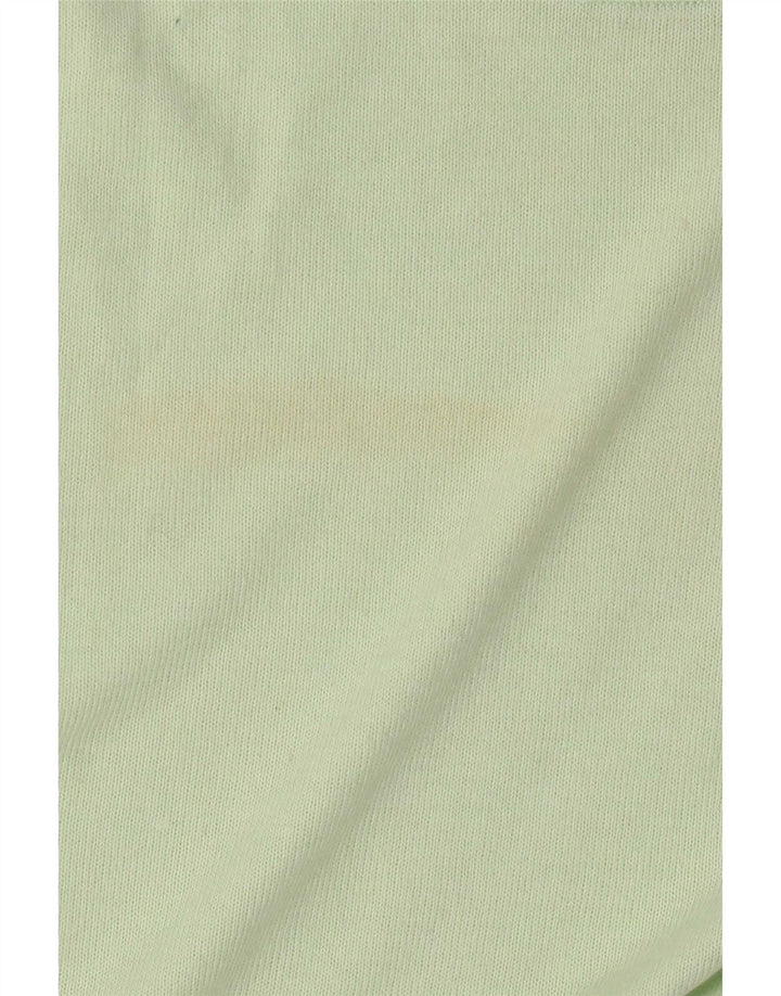 T-shirt Zara da uomo Top in cotone verde medio