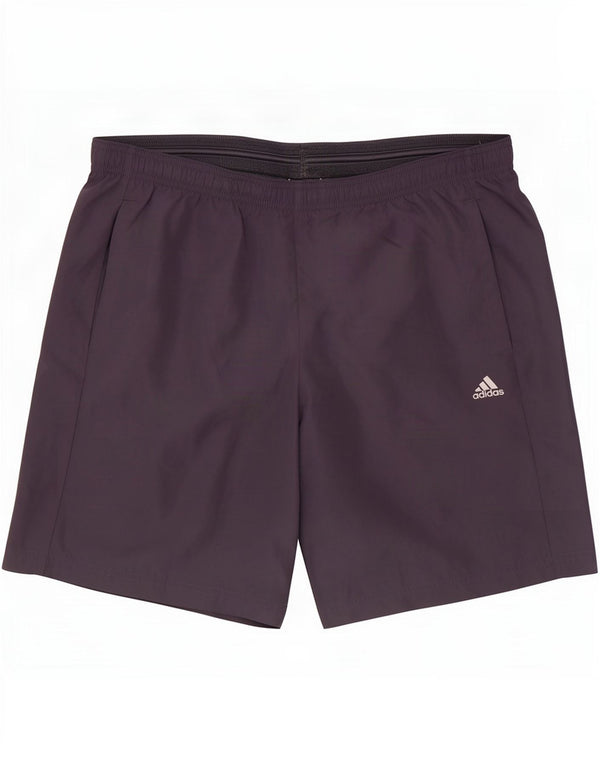 Pantaloncini sportivi Adidas Climalite da uomo di grandi dimensioni in poliestere grigio
