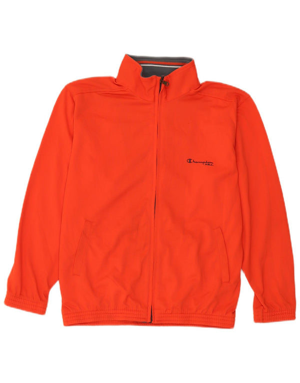 Giacca da tuta da ragazzo Champion 11-12 anni in poliestere arancione