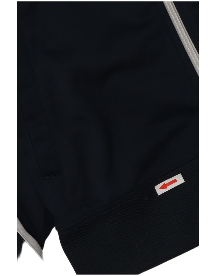 Giacca da tuta da uomo NIKE piccola in poliestere color block blu navy