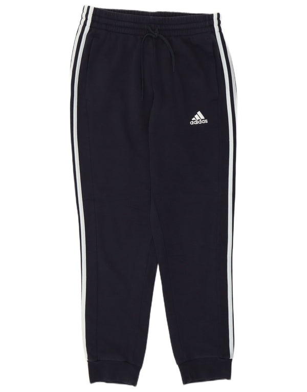 Pantaloni da tuta da uomo Adidas Joggers medi in cotone blu navy